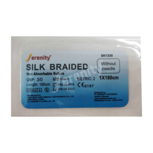 SILK BRAIDED SURGICAL SUTURES