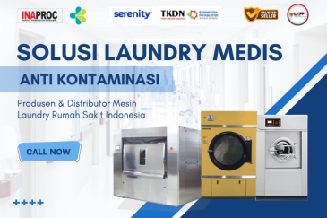 Mesin cuci untuk medis anti kontaminasi