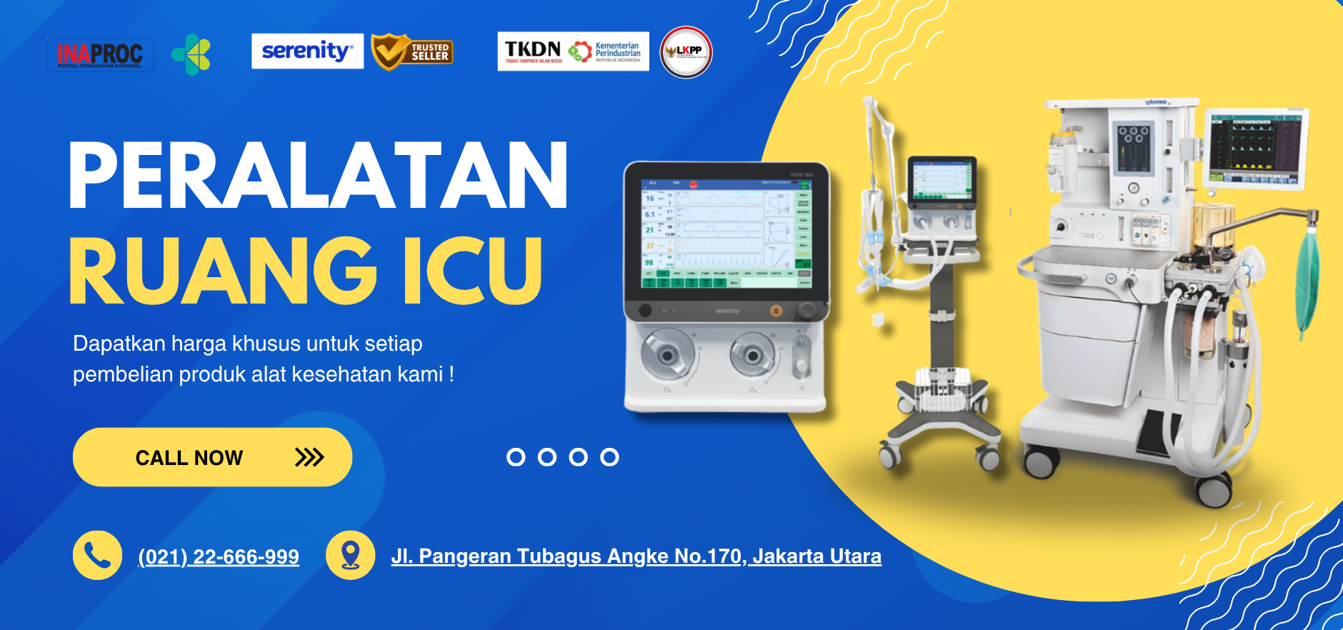 Peralatan untuk Ruang ICU