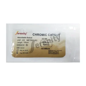 Chromic Catgut Surgical Sutures Without Needle