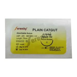Plain Catgut Surgical Sutures With Needle