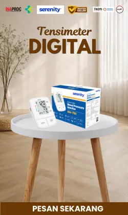 Alat kesehatan home care tensimeter digital