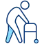 Rollator walker