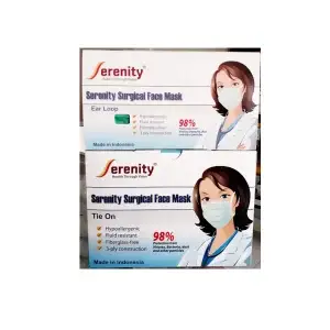 Disposable Surgical 3 ply Face Mask (Tie On)