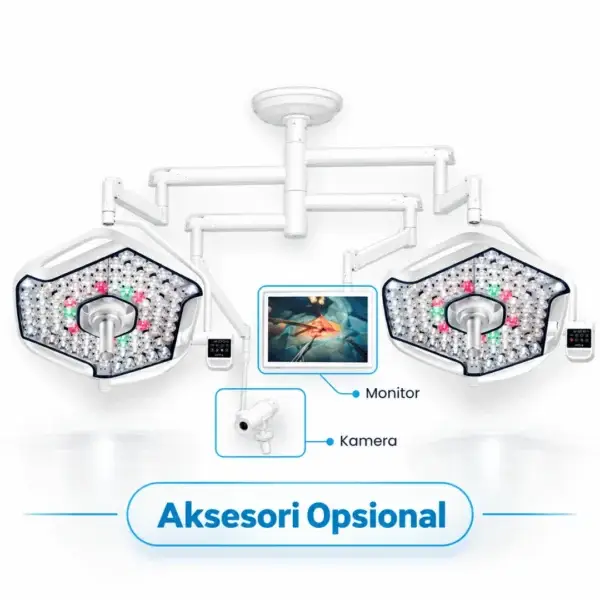 Aksesori kamera dan monitor LED Surgical Light MAC-700D