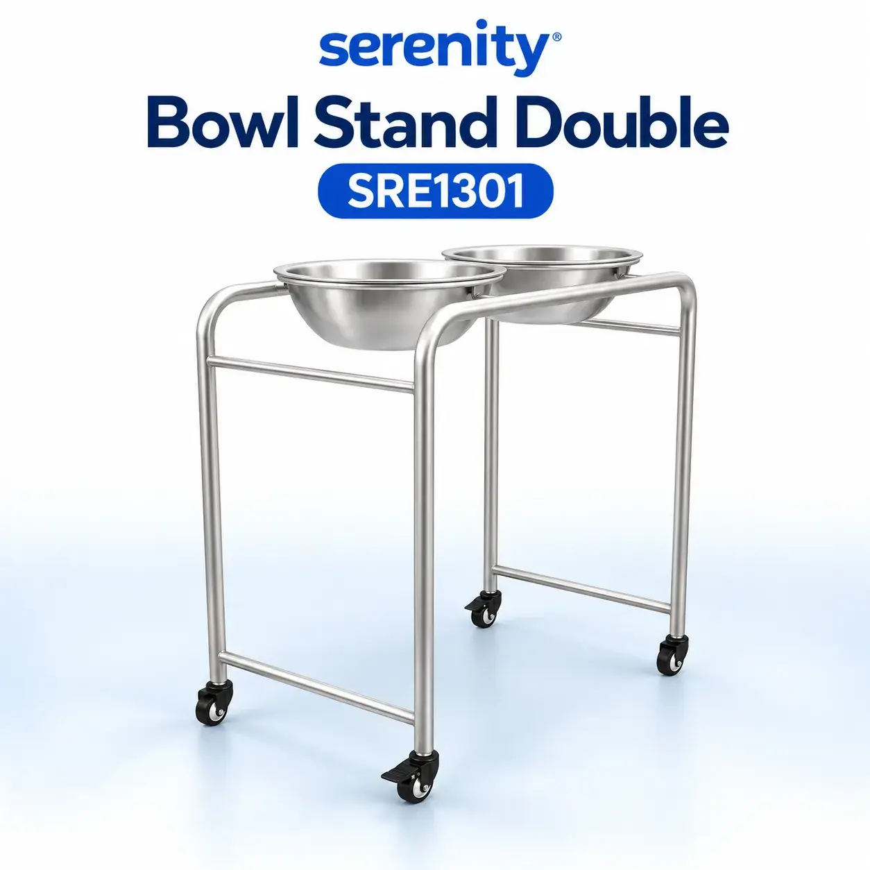 Bowl Stand Double Rumah Sakit Serenity SRE1301