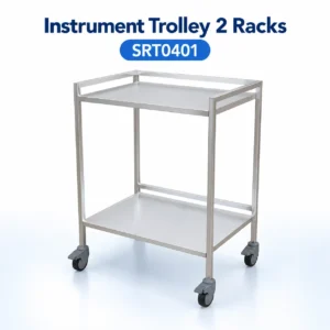 Instrument Trolley 2 Racks Serenity SRT0401
