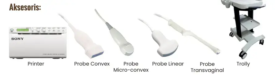 Pilihan printer probe dan troli untuk USG Serenity STAR V