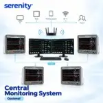 Patient Monitor Serenity CM70 15 inci dengan central monitoring sistem