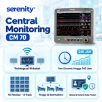 Patient Monitor Serenity CM70 15 inci central monitoring sistem